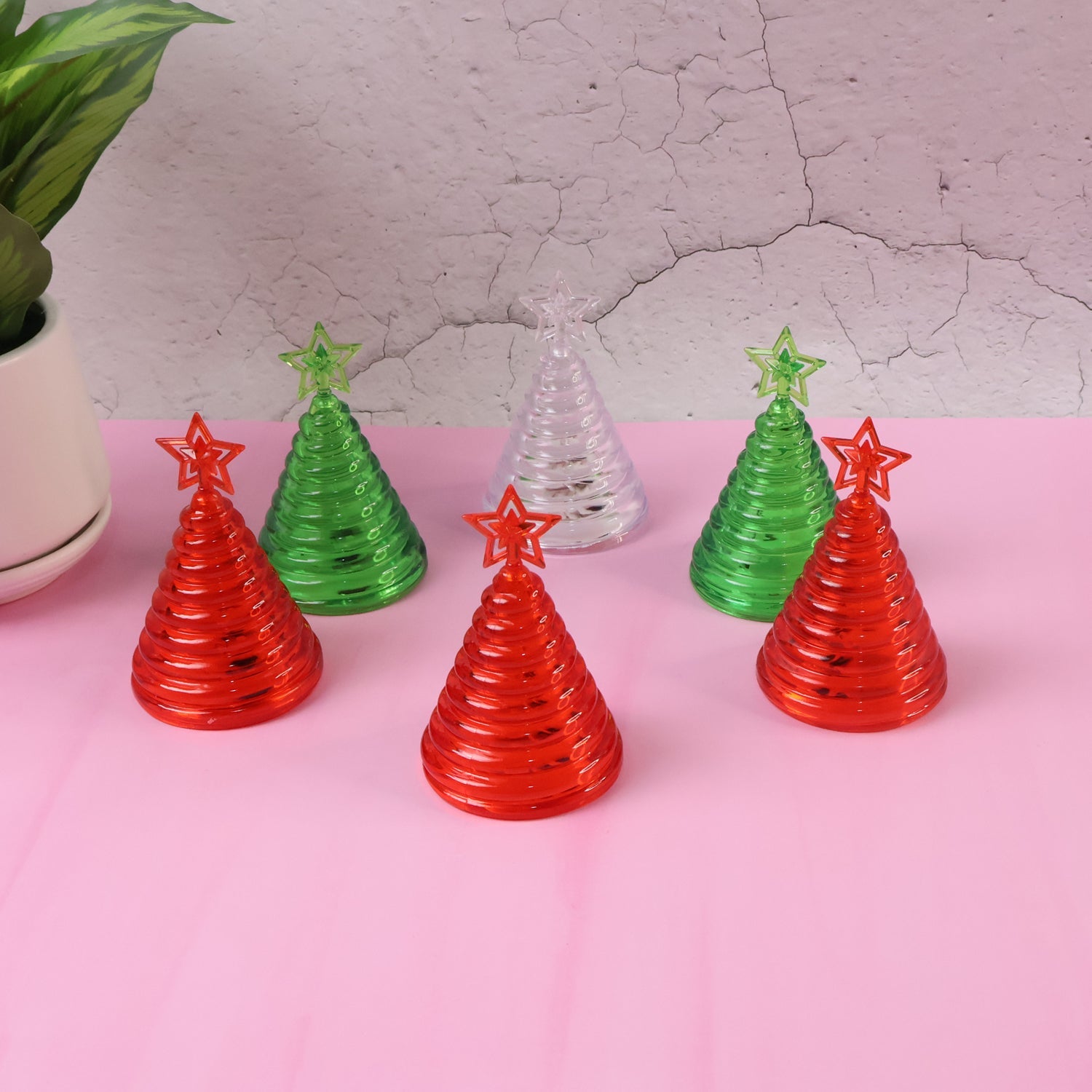 LED Christmas Tree Decorative Lights - (6 Pc / Set) LED Christmas Tree Decorative Lights - (6 Pc / Set)